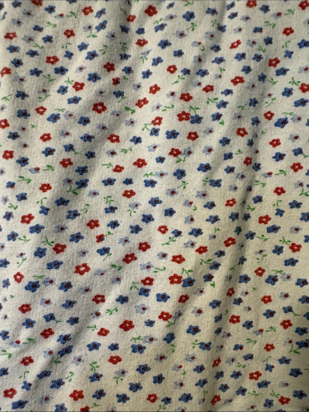 Women's White Floral-Print Cotton Lounge Shorts - Picture 10 of 10